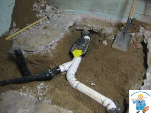 Backwater valve installation