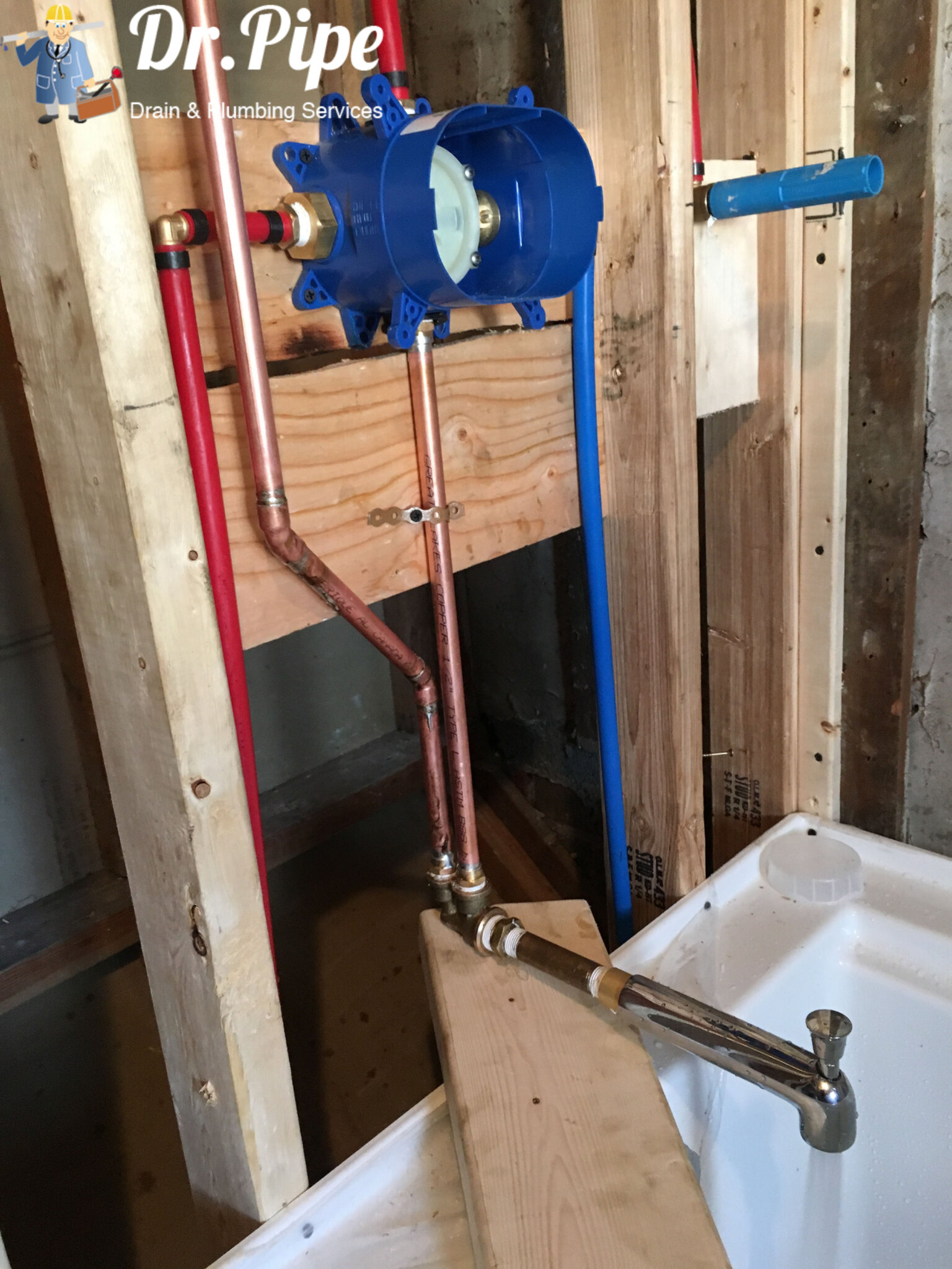 Bathtub Rough In Dr.Pipe Drain and Plumbing Services in Ottawa