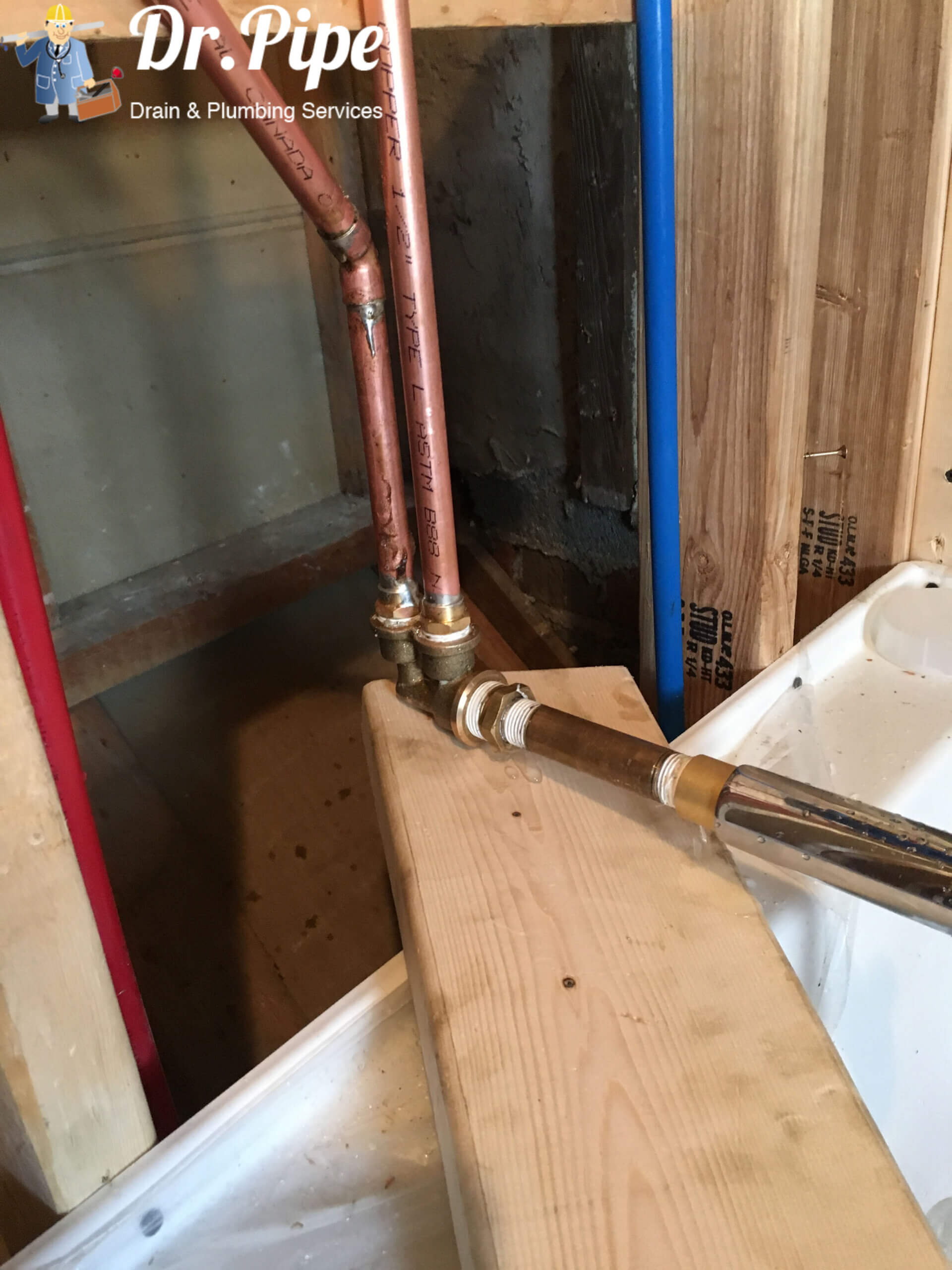 Bathtub Rough In Dr.Pipe Drain and Plumbing Services in Ottawa