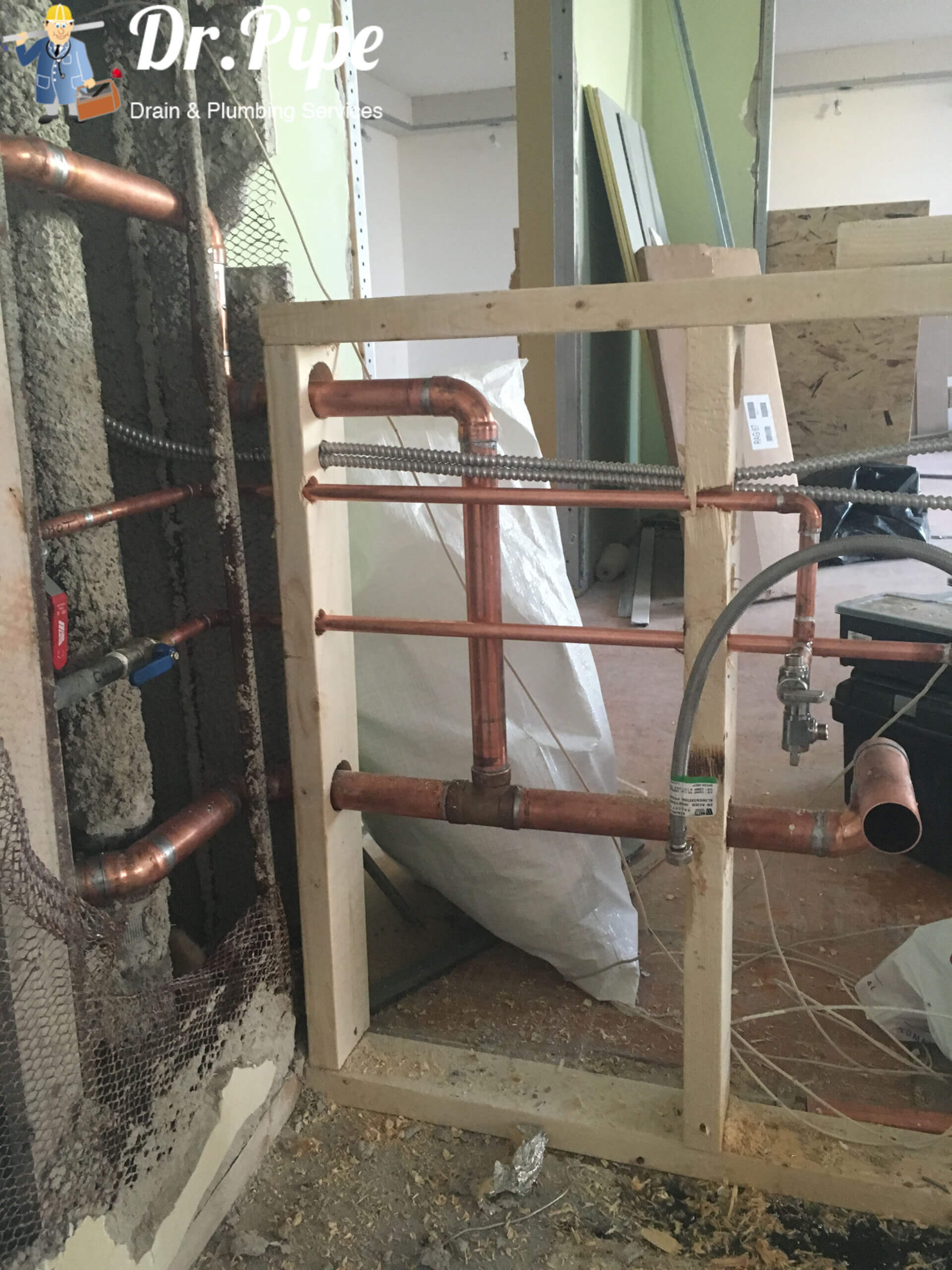 Kitchen Sink Plumbing Rough In In a Condo Project with Photos