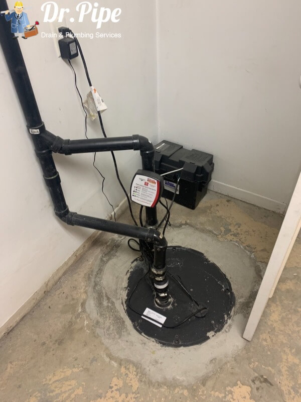 Sump pump installation Ottawa