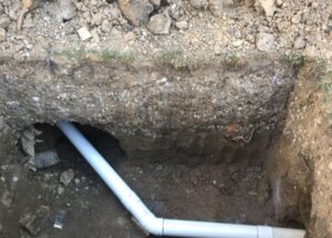 Underground drain installation Ottawa