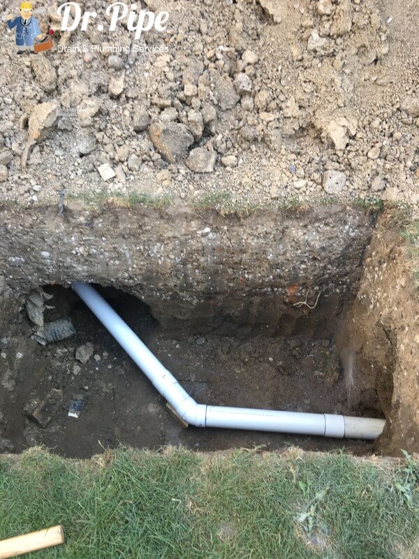 Underground drain installation Ottawa