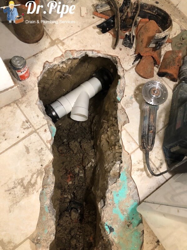 Old drain and pipe repair