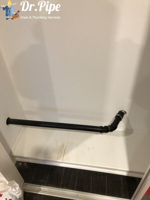 shower and bathroom renovation in Ottawa, pipe relocation
