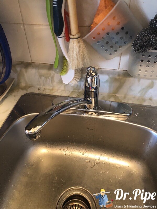 Kitchen sink installation