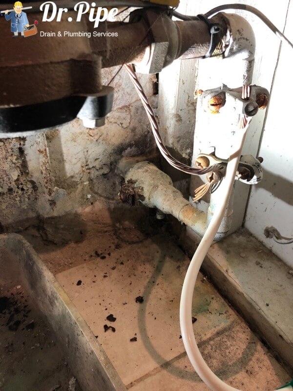 Plumbing repair, shut off valve replacement