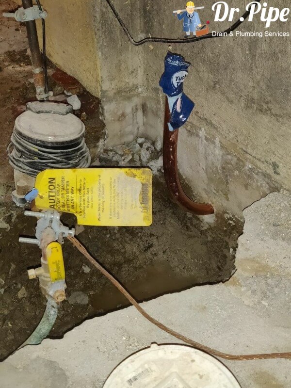 underground drain repair