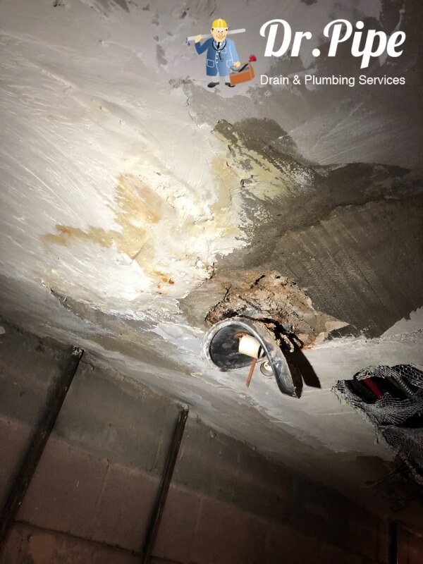 basement leak investigation and repair